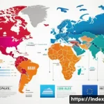 인덱스 펀드 수익률 최적화 방법 - A detailed and professional illustration of a diversified investment portfolio concept, showing mult...